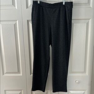 A New Day gray herringbone pull on trouser Sz M